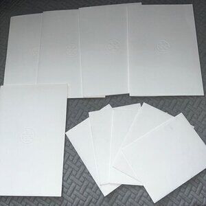 TORY BURCH 5 Receipt holder Envelopes with 10 small Thank You notes